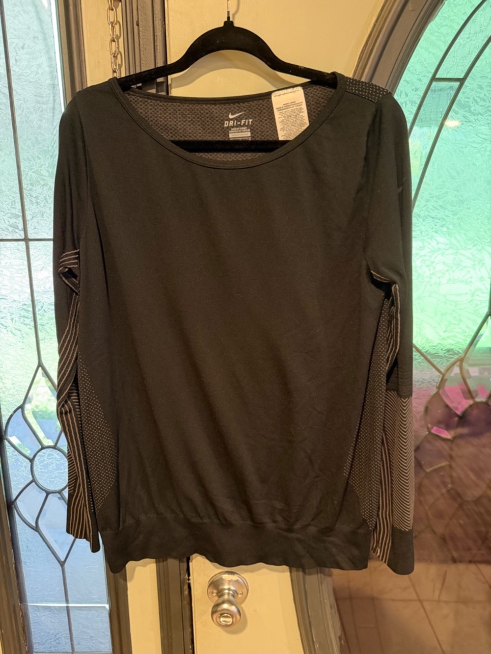 Nike Black Dri-FIT Women's Long Sleeve Performance Top